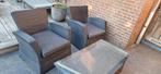 Balkonset / tuinset Royal patio, Ophalen, Zo goed als nieuw, Wicker, 2 zitplaatsen