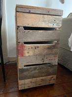 Nachtkastje hout, Ophalen, Gebruikt, Minder dan 45 cm, 55 tot 70 cm