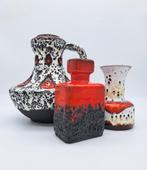Vintage West Germany fat lava vazen Bloemenvaas Home Decor, Ophalen of Verzenden