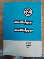 CZ Sport 125 -175 onderdelen boek 1971, Motoren, Ophalen of Verzenden, Overige merken
