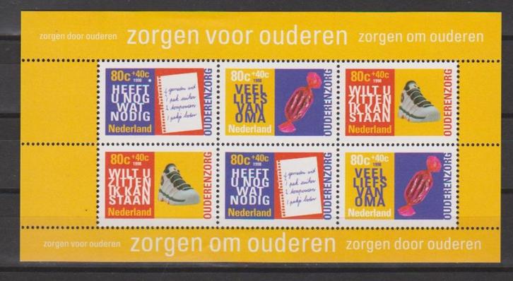 NVPH 1760 PF zomerzegels 1998 Blokken 1965/2000 voor 10% CW, Postzegels en Munten, Postzegels | Nederland, Postfris, Na 1940, Verzenden