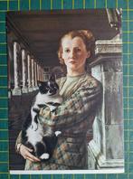 Carel Willink - Wilma met kat, 1940, Verzamelen, Ansichtkaarten | Themakaarten, Ophalen of Verzenden, 1980 tot heden, Ongelopen