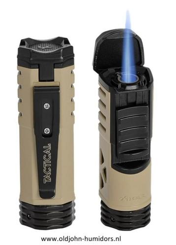 XIKAR SIGAARAANSTEKER TACTICAL JETFLAME DARK EARTH sas64 beschikbaar voor biedingen
