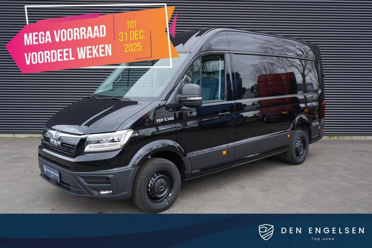 MAN TGE 3.140 140PK Automaat FACELIFT L3H3/L2H2 ACC Apple Ca, Auto's, Bestelauto's, Bedrijf, Te koop, ABS, Achteruitrijcamera