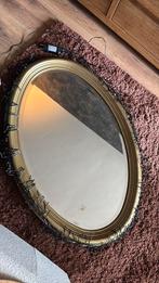 Spiegel met lampjes, Antiek en Kunst, Antiek | Spiegels, Ophalen, Ovaal