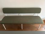 Studio Henk eetkamerbank met groene bekleding 160cm, Antiek en Kunst, Ophalen
