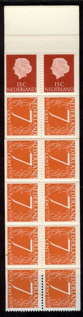 Ned. NVPH PB 1H4 10 x 7 ct. v. Krimpen + 2 x 15 ct. Juliana, Postzegels en Munten, Postzegels | Nederland, Postfris, Na 1940, Ophalen of Verzenden