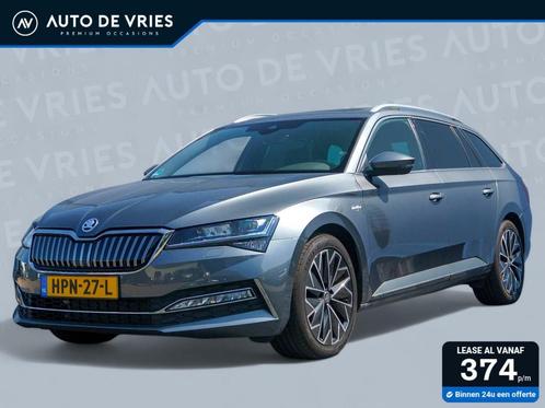 Skoda Superb Combi 1.4 TSI iV 218pk Laurin & Klement | Leder, Auto's, Skoda, Bedrijf, Te koop, Superb, 360° camera, ABS, Achteruitrijcamera