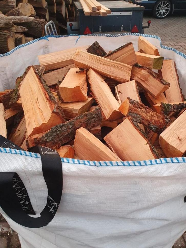 Haardhout gedroogd of vers gekloofd, Tuin en Terras, Haardhout, 6 m³ of meer, Ophalen