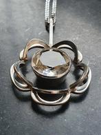 Zilveren vintage ketting alton k.e. Palmberg florale, Verzenden, Zo goed als nieuw, Zilver, Zilver