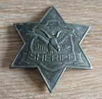 Metalen ster texas sheriff speld ideal DBGM western cowboy, Ophalen of Verzenden, Zo goed als nieuw, Speldje of Pin