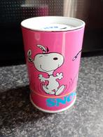 Vintage Snoopy spaarpot (1958)., Verzamelen, Ophalen of Verzenden, Gebruikt, Metaal of Blik, Strip- of Tekenfilmfiguur