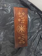 Houten sieradendoos met houtsnijwerk, Ophalen of Verzenden, Minder dan 50 cm, Minder dan 50 cm