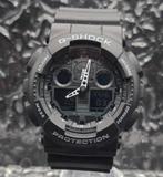 Casio G-Shock Ref. GA-100 Mod. 5081 Blacked Out Quartz, Casio G-shock, Casio, Zo goed als nieuw, Casio