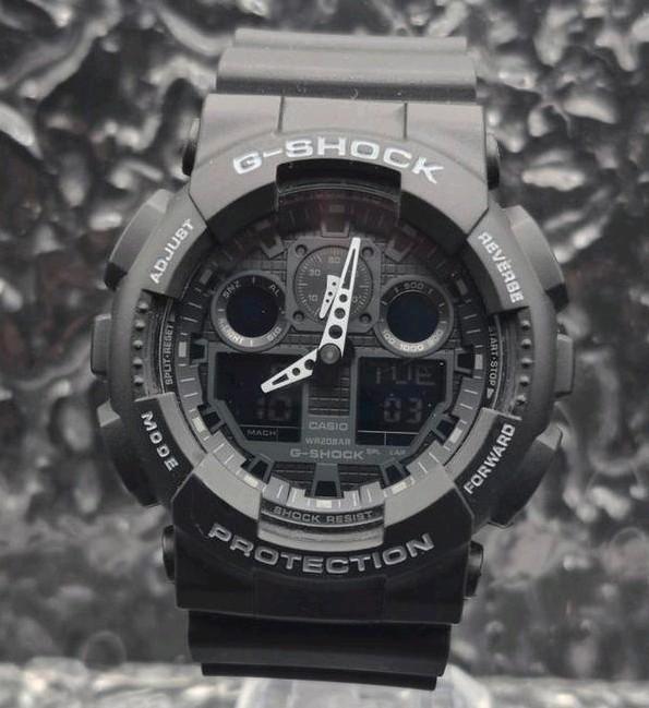 Casio G-Shock Ref. GA-100 Mod. 5081 Blacked Out Quartz, Sieraden, Tassen en Uiterlijk, Sporthorloges, Zo goed als nieuw, Android