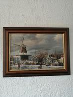 Zaans schilderij molen de dood. Evert van Berge, Antiek en Kunst, Ophalen of Verzenden