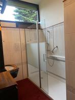 Glazen douchedeur, Ophalen, Zo goed als nieuw, Glas, Douche