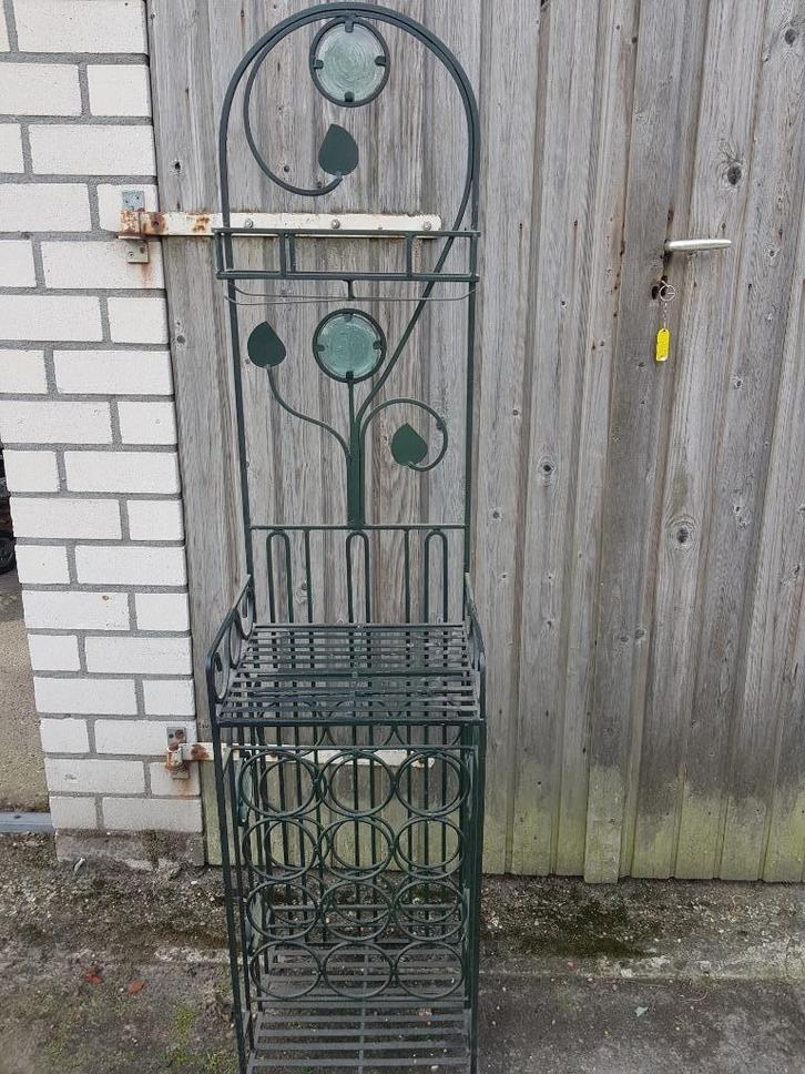 wijnrek, Huis en Inrichting, Woonaccessoires | Wijnrekken, Minder dan 50 cm, Metaal, 5 tot 15 flessen, Ophalen
