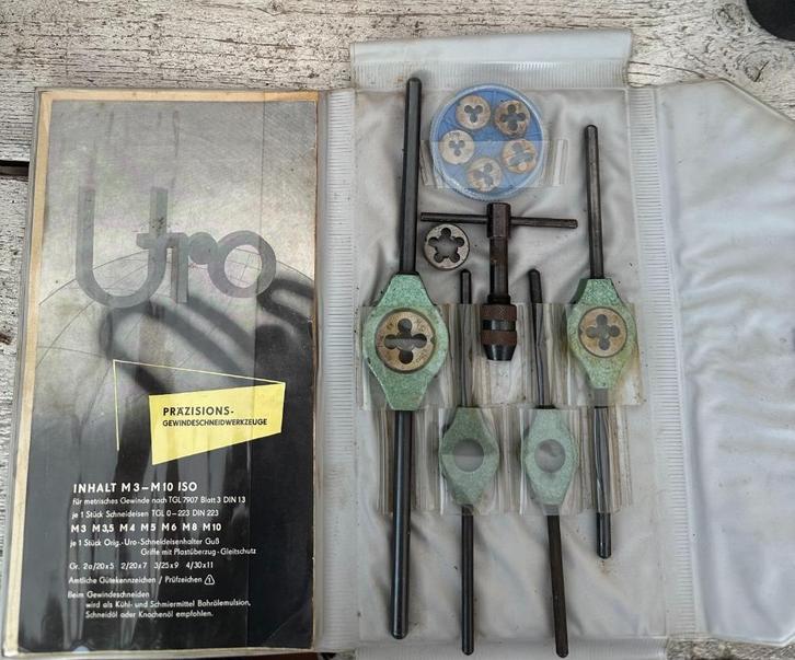 Schroefdraadsnijderset Metrisch (M3-M10), Auto diversen, Autogereedschap, Gebruikt, Ophalen of Verzenden