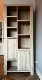 LEEDS eikenhouten boekenkast, Huis en Inrichting, Kasten | Boekenkasten, Ophalen, Zo goed als nieuw, 25 tot 50 cm, Eikenhout