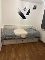 Ikia Hermes Bed , wit kleur, 90/200, Huis en Inrichting, Slaapkamer | Bedden, 90 cm, Eenpersoons, Wit, Ophalen of Verzenden