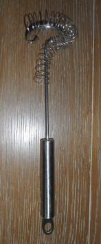 In goede staat: RVS melkopschuimer, Ophalen of Verzenden, Zo goed als nieuw, Handmatige melkopschuimer