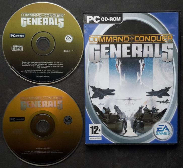PC Game - Command & Conquer Generals C&C Spel, Spelcomputers en Games, Games | Pc, Zo goed als nieuw, Strategie en Constructie