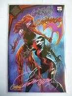 KIB"GWENOM VS CARNAGE 2" VARIANT 2A JSC SIGNED +COA UIT 2021, Eén comic, Amerika, Marvel Comics, Nieuw