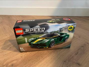 Nieuw in doos lego set speed champions Lotus evija 76907 beschikbaar voor biedingen