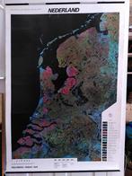 Landkaart Nederland (satellietbeeld), 2000 tot heden, Ophalen of Verzenden, Nederland, Landkaart
