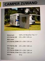 Euro Trail Caravan/camper luifel zijwand met raam, Ophalen of Verzenden, Gebruikt