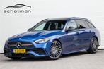 Mercedes-Benz C-Klasse Estate 200 AMG Nightpakket, pano, Cam, Automaat, 4 cilinders, Blauw, Stationwagon