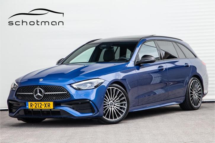 Mercedes-Benz C-Klasse Estate 200 AMG Nightpakket, pano, Cam, Auto's, Mercedes-Benz, Te koop, C-Klasse, ABS, Achteruitrijcamera