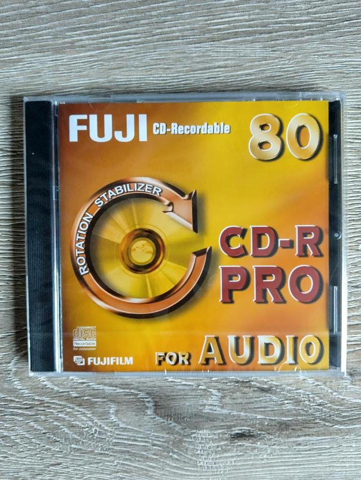 FUJI CD-R 80 CD-R PRO * Geschikt Voor Audio CD Recorders *, Computers en Software, Beschrijfbare discs, Nieuw, Cd, Ophalen of Verzenden