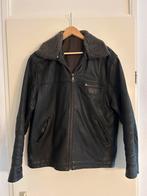 Leren pilotenjack maat L-Xl, Kleding | Heren, Jassen | Winter, Ophalen, Zo goed als nieuw, Maat 56/58 (XL), Bruin