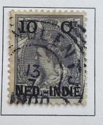 postzegels Nederlands-Indië nvph nr. 31 en 33, Ophalen of Verzenden, Gestempeld, Nederlands-Indië