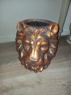 Leuke bloempot in de vorm van een leeuwenkop, Tuin en Terras, Bloempotten, Ophalen, Zo goed als nieuw, Balkon, Overige vormen