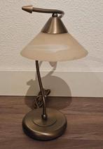 Vintage-Agostinelli albast tafellamp messing voet-jaren'70, Antiek en Kunst, Antiek | Lampen, Ophalen