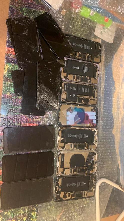 Partij Apple iPhone 11/XR/X kapot voor onderdelen, Telecommunicatie, Mobiele telefoons | Apple iPhone, Niet werkend, 256 GB, Zonder abonnement