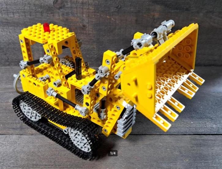 Oude Lego Technic set 856. Bulldozer (1979), Kinderen en Baby's, Speelgoed | Duplo en Lego, Gebruikt, Lego, Ophalen of Verzenden