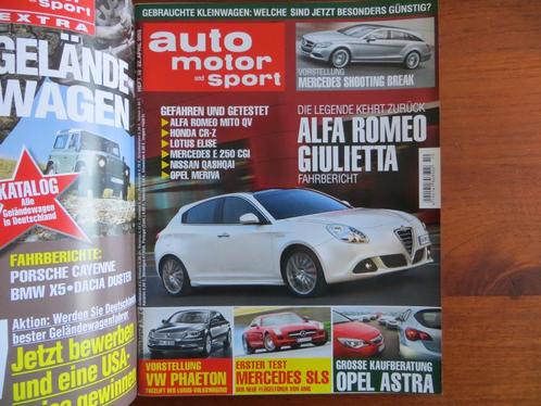 Auto Motor und Sport 10 2010 Alfa Romeo Giulietta, Mito QV, Boeken, Auto's | Folders en Tijdschriften, Nieuw, Alfa Romeo, Ophalen of Verzenden