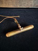 Vintage - Wandlamp - Schilderijlamp - Pianolamp - Messing-**, Ophalen of Verzenden, Gebruikt, Metaal, Vintage