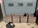 4x nette eettafel stoelen, Ophalen, Bruin, ., Zo goed als nieuw