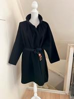 Zwarte Cashmere  wol Jas - Maat 40/L cape, Kleding | Dames, Ophalen of Verzenden, Zo goed als nieuw, Maat 38/40 (M), Zwart