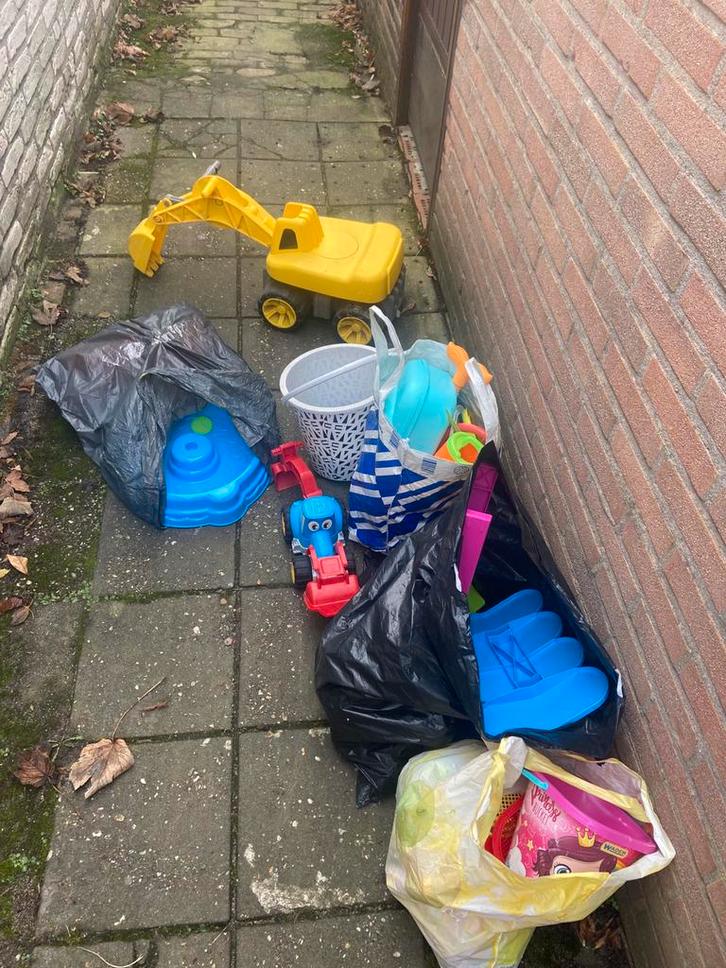 Heel veel buitenspeelgoed! Incl Big graagmachine, Kinderen en Baby's, Speelgoed | Buiten | Los speelgoed, Gebruikt, Ophalen