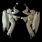 Groot Gouden Messing Kerst Engel Decoraties, Ophalen of Verzenden