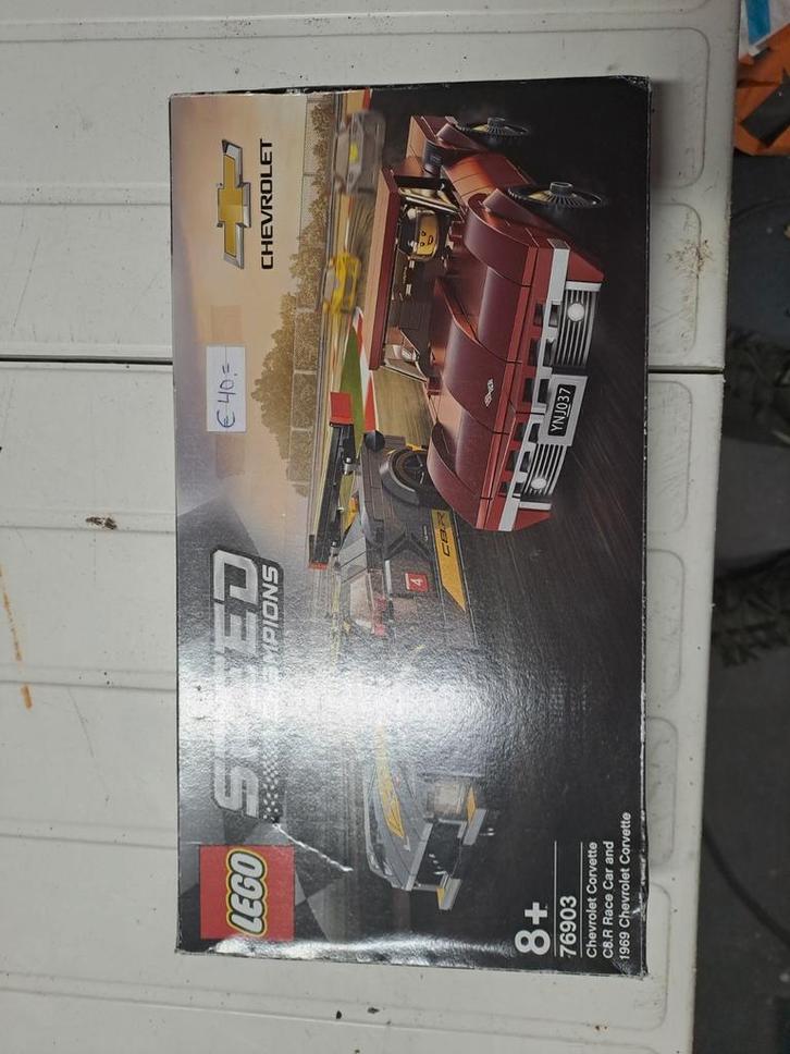 LEGO Speed Champions Chevrolet Corvette C8.R & 1969, Hobby en Vrije tijd, Modelbouw | Auto's en Voertuigen, Nieuw, Auto, Groter dan 1:32