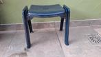Voetenbankje krukje zitje Jardin blauw, Ophalen, Gebruikt, Onbekend, Onbekend