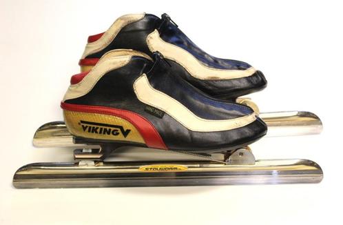 VIKING GOLD - MAPLE KLAPSCHAATS maat 40, Sport en Fitness, Schaatsen, Gebruikt, Overige typen, Viking, Klapschaats, Ophalen of Verzenden