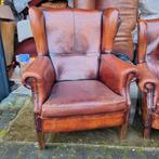 2 vintage Schapenleren DNG fauteuils + BEZORGING GRATIS, Huis en Inrichting, Fauteuils, Gebruikt, Lounge, Ophalen of Verzenden